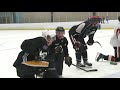 Crosby, Marchand and MacKinnon train together