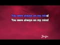 Always on My Mind - Willie Nelson | Karaoke Version | KaraFun