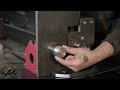 Hydraulic sheet metal box and pan brake machine