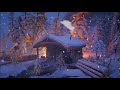 🏡House In Snow Forest - Winter Relaxing Piano Music - Deep Sleep Music - Meditation Yoga Music #35