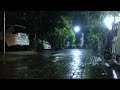 Rainy Night in Indonesian Neighborhood | Rain Sounds Without Thunder for Sleeping & Relaxation