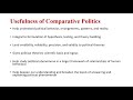 COMPARATIVE POLITICS: Meaning, Nature, Scope