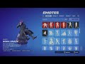 ALL OF MY EMOTES IN FORTNITE #1