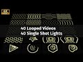 Light Background Lights Flashing Pack 4K