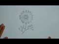 🌸 Flower Drawing Pencil Sketch - Easy and Beautiful! 🌸