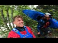 Kayaking down the KaiserKlamm at flood stage!