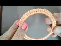 DIY macrame bangle/Make your craft