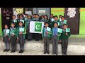 Nepali students singing Pakistani National Anthem