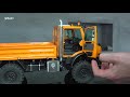 UNBOXING THE FIRST PROTOTYPE OF HYDRAULIC ScaleART UNIMOG// FIRST TEST DRIVING UPHILL//