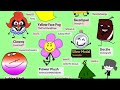 All of My BFDI Recommended Characters (BFB 13 - BFDI: TPOT 1)