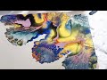 Beginners Lesson On Creating A Dutch Pour ~Easy To Follow Acrylic Pouring~Simple Technique