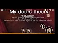 I hipe this makes sense. This is my doors theory