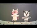 Art Fight Attack | Paper Puppets - Isabelle & Ozzy