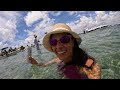 Sandbar Party & Snorkeling by Boat! 🐠 PEANUT ISLAND (part 2)