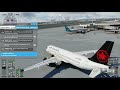 MSF2020 Complete flight Toronto to Philadelphia in Air Canada Airbus A320Neo
