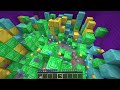 Minecraft ENDERMAN ZOMBIE CREEPER SLIME GOLEM PIG SECRET TUNNELS monster school my craft Animation