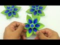 How to make flower with glitter foam sheet | Flowers making  |  DIY crafts