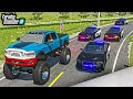 5 COPS CHASE $239,999 LIFTED TRUCK! (STOLEN) | FS22