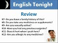 12 Questions Doctors Ask Patients in English
