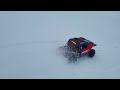 Traxxas UDR BOB Conversion Build and 6S Snow Bashing + Drifting without its rear end [1]