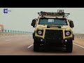 Shaurya, the BR LMV is a spacious fully Armoured Combat vehicle developed by MIDHANI