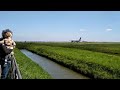 United 777 departing from Schiphol runway 36L