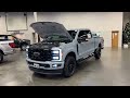 2024 FORD F-250 LARIAT DIESEL (VIDEO INSIDE LIGHTING+ OUTDOOR LIGHTING) GLACIER GREY 🔥