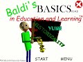 I played Baldi‘s basics education of learning ￼