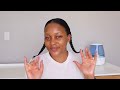 RELAXED HAIR CARE : How I moisturise and seal my relaxed hair | South African Youtuber