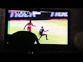 Cat loves watching soccer with Dad