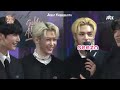 [ENG SUB] Stray Kids Hyunjin complementing Felix | GDA backstage interview.
