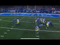 Analyzing Matthew Stafford on this blitz vs Lions in playoff game