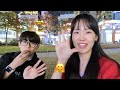 [Vlog Korean] Ordering Street Food in Korea (Hongdae)