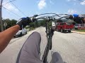 Downhill mtn bike wheelie (GoPro7)