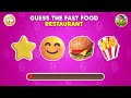 Only 1% Can Guess All the Fast Food Restaurants by Emojis 🍟🍔🌮 Monkey Quiz