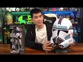 Disney Store Mace Windu 187th Legion Clone Trooper Helmet Unboxing & Review