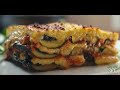 Grilled Zucchini Parmesan Lasagna with Spinach