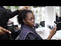 HOW TO RELAX NATURAL HAIR - Detailed Step By Step Professional Tutorial - TYPE 4 VIRGIN HAIR