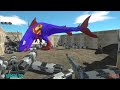 FPS AVATAR PARKOUR! SAVING SUPERMAN KINGSHARK FROM MAZE - Animal Revolt Battle Simulator