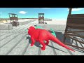 Race to eat Neon Herbivore Dinosaurs - Animal Revolt Battle Simulator