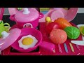 5 minutes Satisfying with Unboxing New Pink Kitchen ASMR (no music no talking)