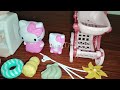 6 minutes satisfying with unboxing Hello kitty || and water dispenser with food cart