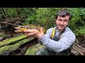 Fishing for Brown trout with spinners.