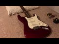 Fender Mexican Standard Stratocaster MIM Setup - Part 1 of 3
