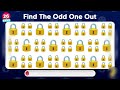 Find the ODD One Out   30 Levels Emoji Quiz   Easy, Medium, Hard, Impossible 1080p60