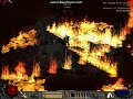 Diablo 2 - Nightmare Mode Diablo Boss Fight (Solo Barbarian)