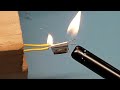 Soldering Wires with Barbecue Lighter