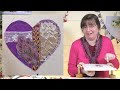 Embroider a heart for Valentines! Embroidery stitches, silk ribbon, beadwork & slow stitching