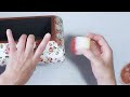 How to make VINTAGE BOX FLORAL style | DIY cardboard art