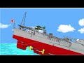 Testing BATTLE SHIPS Against UNDER WATER *CORAL REEF* Floating Sandbox